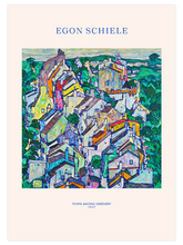Egon Schiele Town Among Greenery - Art Print
